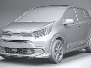 Kia Picanto X-line 2021 3D 模型