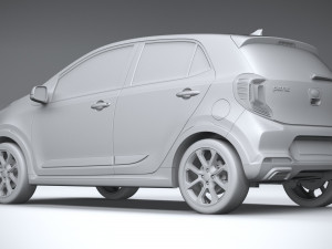 Kia Picanto X-line 2021 3D 模型