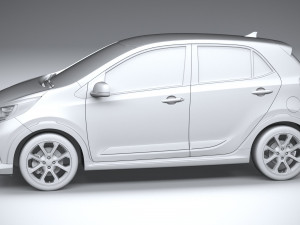 Kia Picanto X-line 2021 3D 模型