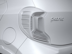 Kia Picanto X-line 2021 3D 模型