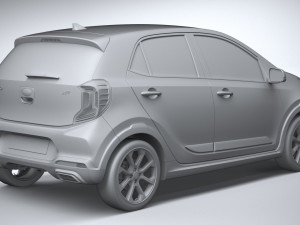 Kia Picanto X-line 2021 3D 模型