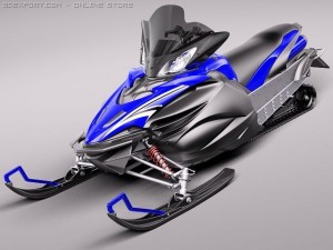 Yamaha Apex Snowmobile 2011 3D 模型