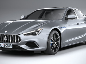 Maserati Ghibli Hybrid 2021 Model 3D