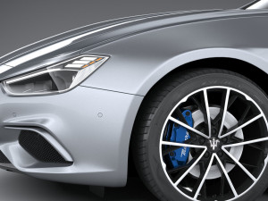 Maserati Ghibli Hybrid 2021 Model 3D
