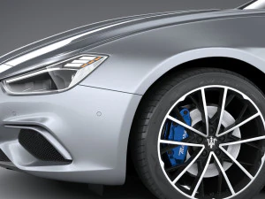 Maserati Ghibli Hybrid 2021 3D Model