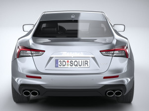 Maserati Ghibli Hybrid 2021 Model 3D