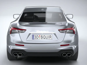 Maserati Ghibli Hybrid 2021 3D Model
