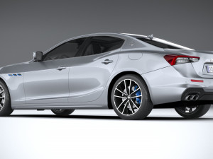 Maserati Ghibli Hybrid 2021 Model 3D