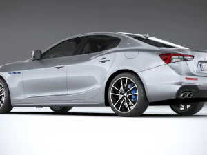 Maserati Ghibli Hybrid 2021 3D Model