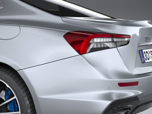 Maserati Ghibli Hybrid 2021 Model 3D