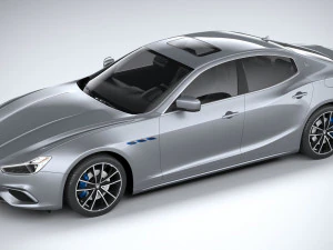 Maserati Ghibli Hybrid 2021 3D Model