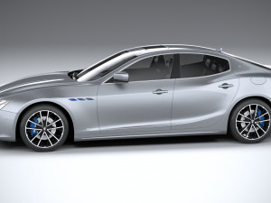 Maserati Ghibli Hybrid 2021 Model 3D