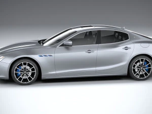 Maserati Ghibli Hybrid 2021 3D Model