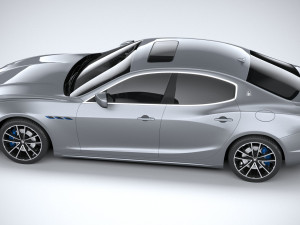 Maserati Ghibli Hybrid 2021 Model 3D