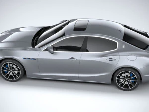 Maserati Ghibli Hybrid 2021 3D Model