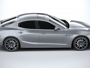 Maserati Ghibli Hybrid 2021 Model 3D