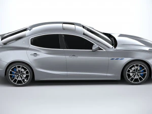 Maserati Ghibli Hybrid 2021 3D Model