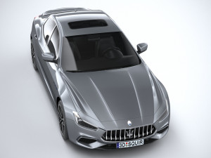Maserati Ghibli Hybrid 2021 Model 3D