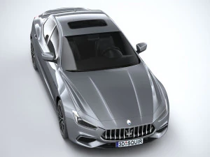Maserati Ghibli Hybrid 2021 3D Model