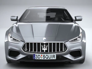Maserati Ghibli Hybrid 2021 3D Model
