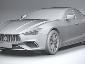 Maserati Ghibli Hybrid 2021 Model 3D
