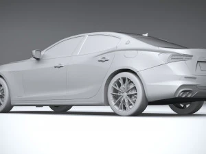 Maserati Ghibli Hybrid 2021 3D Model