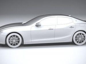 Maserati Ghibli Hybrid 2021 Model 3D