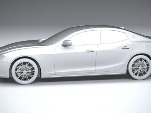 Maserati Ghibli Hybrid 2021 3D Model