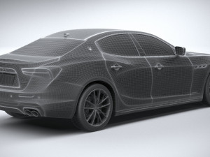 Maserati Ghibli Hybrid 2021 Model 3D