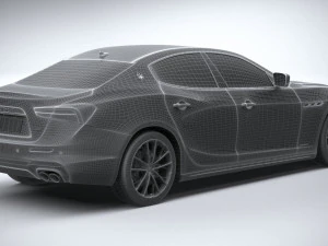Maserati Ghibli Hybrid 2021 3D Model