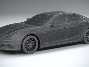 Maserati Ghibli Hybrid 2021 Model 3D