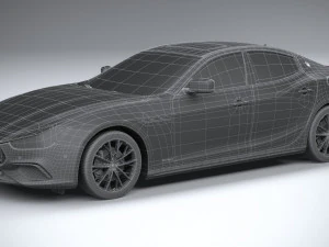 Maserati Ghibli Hybrid 2021 3D Model