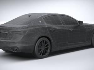 Maserati Ghibli Hybrid 2021 Model 3D