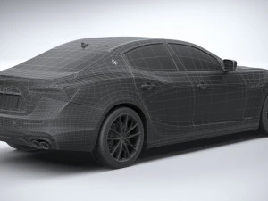 Maserati Ghibli Hybrid 2021 3D Model