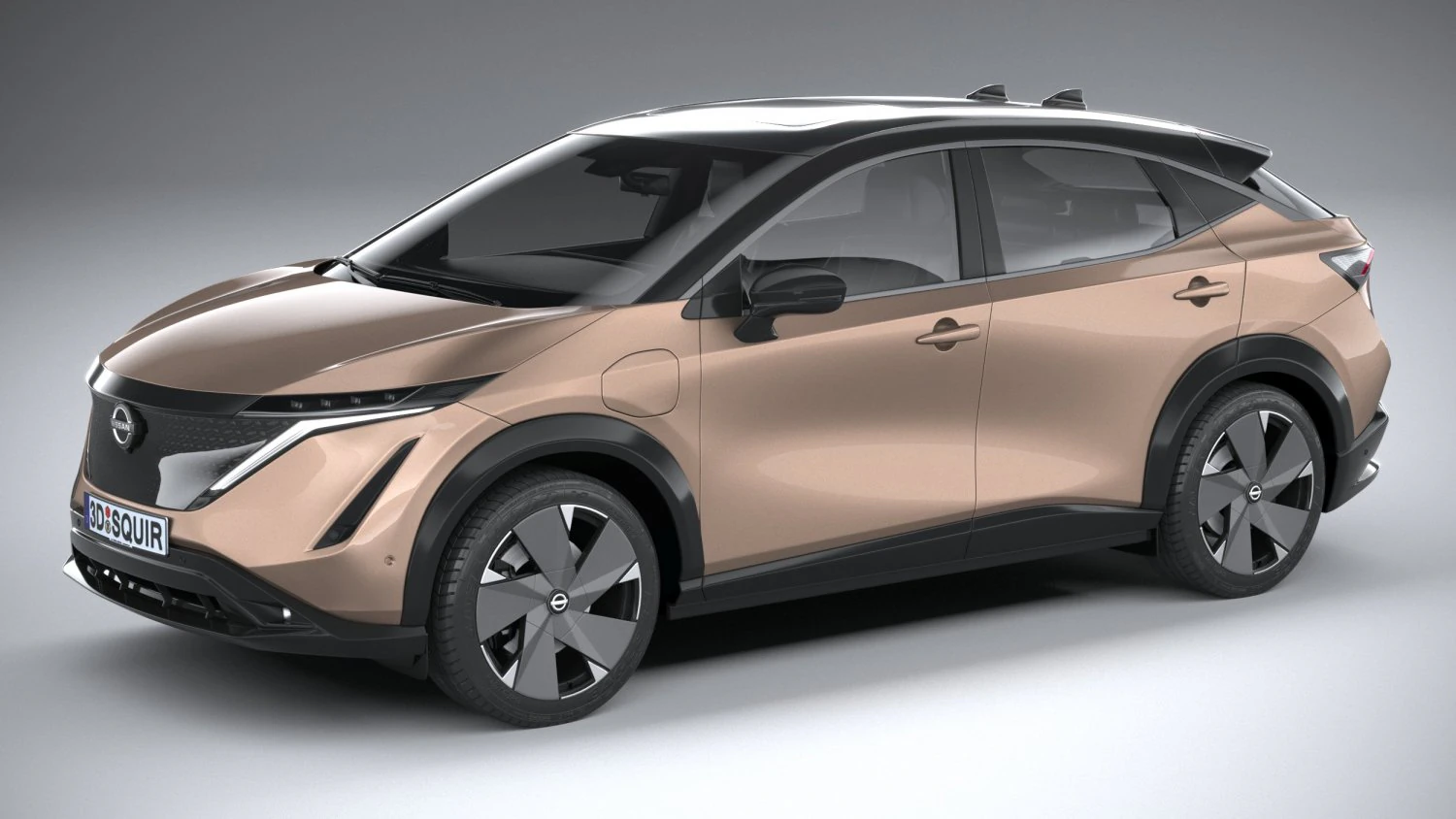 Nissan Ariya 2021 3D Model .c4d .max .obj .3ds .fbx .stl .blend