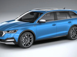 Skoda Octavia Scout 2020 Modello 3D