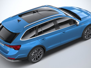 Skoda Octavia Scout 2020 3D मॉडल