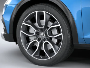 स्कोडा ऑक्टेविया स्काउट 2020 3D मॉडल