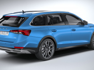 Skoda Octavia Scout 2020 3D मॉडल