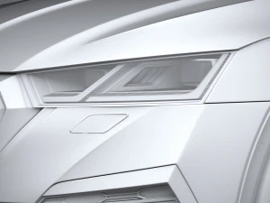 स्कोडा ऑक्टेविया स्काउट 2020 3D मॉडल