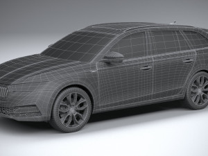 Skoda Octavia Scout 2020 3D मॉडल