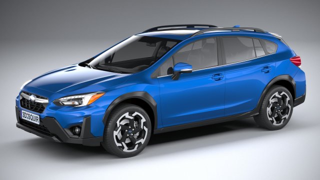 Subaru Crosstrek 2021 3D Model .c4d .max .obj .3ds .fbx .stl .blend