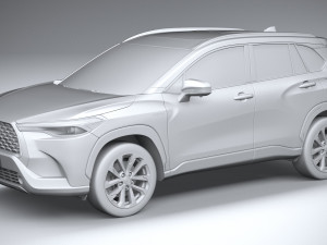 Toyota Corolla Cross 2021 3Dモデル
