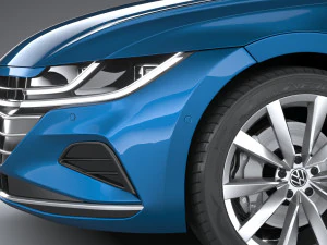 Volkswagen Arteon Hybrid 2021 3D Model