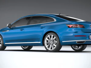 Volkswagen Arteon Hybrid 2021 3D Model
