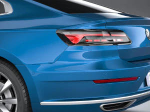 Volkswagen Arteon Hybrid 2021 3D Model