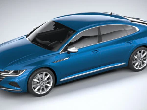 Volkswagen Arteon Hybrid 2021 3D Model