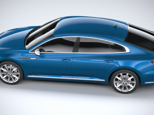 Volkswagen Arteon Hybrid 2021 3D Modell
