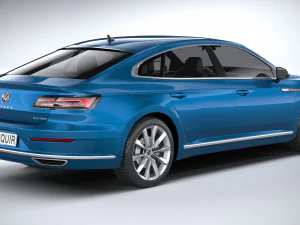 Volkswagen Arteon Hybrid 2021 3D Model