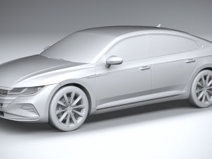 Volkswagen Arteon Hybrid 2021 3D Modell
